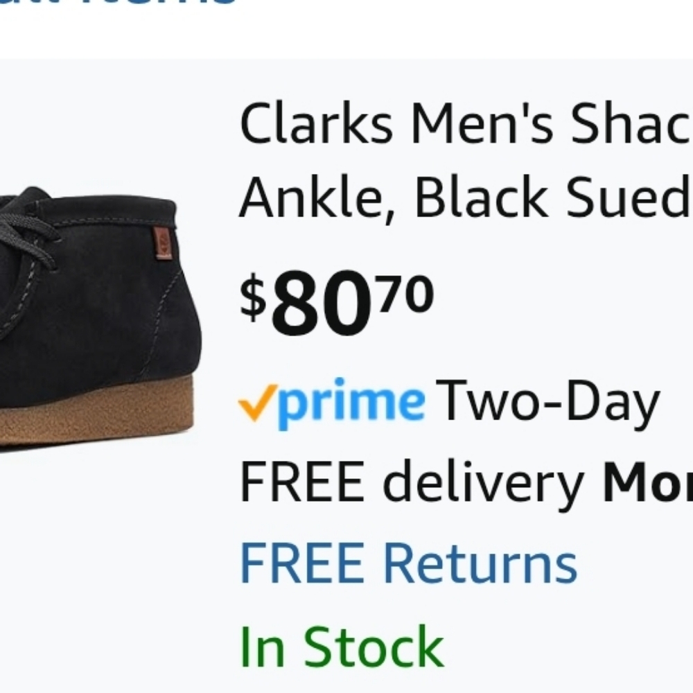 Men's Black Suede Shoes - Picture 4 of 7
